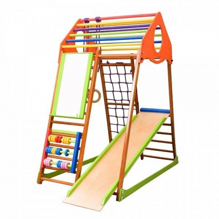 Детский спортивный комплекс для дома KindWood Plus оптом, фото 4