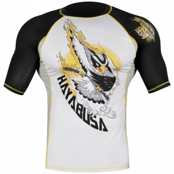 Рашгард Hayabusa Ninja Falcon Rashguard Short Sleeve - Black / Yellow оптом, фото 1