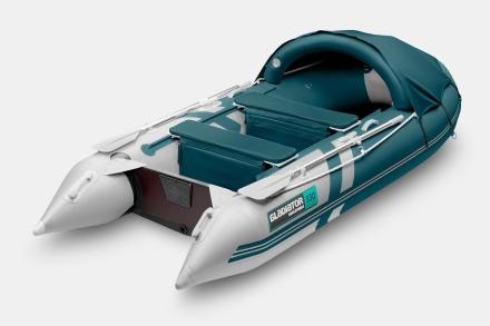 Gladiator C 330 AL ACTIVE Морской зеленый-белый моторная лодка ПВХ Алюминиевый пайол оптом, фото 2