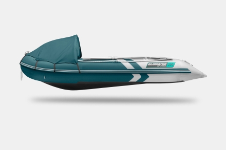 Gladiator C 330 AL ACTIVE Морской зеленый-белый моторная лодка ПВХ Алюминиевый пайол оптом, фото 3