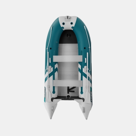 Gladiator C 330 AL ACTIVE Морской зеленый-белый моторная лодка ПВХ Алюминиевый пайол оптом, фото 5