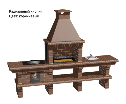 Печь Аристократ 7142 Прямоугольный кирпич красный оптом, фото 7