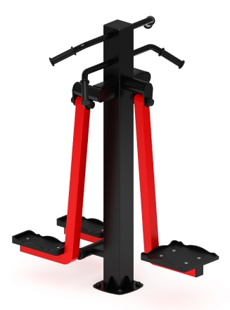 Хипс+Маятник (красный) - Уличный тренажер - СТ 024-11.П оптом, фото 1