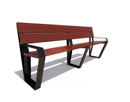 Скамейка «Оренбург», Ангарская сосна 1,2 м оптом, фото 4