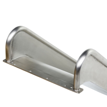 Скат KBT Steg-on L2,8 H1,3-1,5 из нержавеющей стали для игровых площадок оптом, фото 3