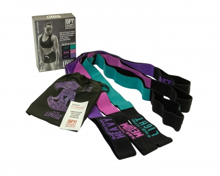 Набор из трех тканевых эспандеров UNIQ оптом, фото 5