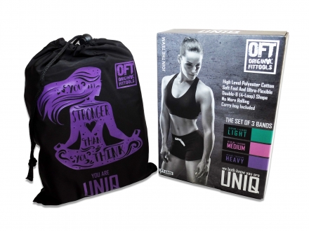 Набор из трех тканевых эспандеров UNIQ оптом, фото 7