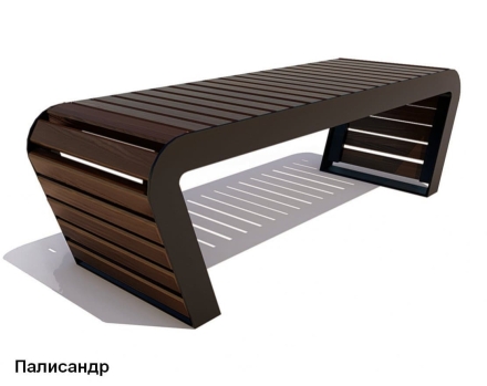 Скамейка уличная Времена года, Лиственница 2 м оптом, фото 3