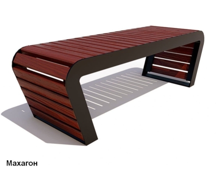 Скамейка уличная Времена года, Лиственница 2 м оптом, фото 5