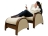 Кресло-качалка (маятник) с массажем FUJIMO BALANCE 2 F2004 TOFP Бежевый оптом