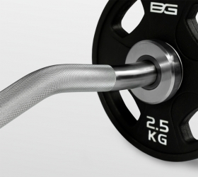BRONZE GYM BG-PA-BR-C001 Гриф олимпийский W-образный (хром, 1200*50 мм) оптом, фото 5