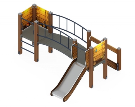 Детская игровая площадка Карапуз Эко ДИК 1.001.03-02 Н=750 оптом, фото 1