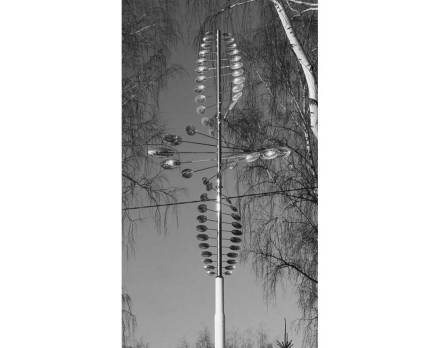 Скульптура из нержавеющей стали Торнадо Увеличенный размер оптом, фото 3