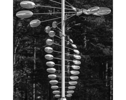 Скульптура из нержавеющей стали Торнадо Увеличенный размер оптом, фото 4