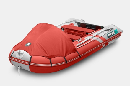 Gladiator C 330 AL ACTIVE Красно-белый моторная лодка ПВХ Алюминиевый пайол оптом, фото 1