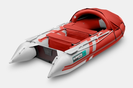 Gladiator C 330 AL ACTIVE Красно-белый моторная лодка ПВХ Алюминиевый пайол оптом, фото 2