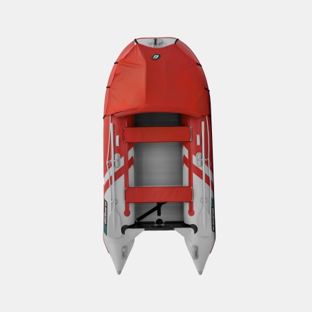 Gladiator C 330 AL ACTIVE Красно-белый моторная лодка ПВХ Алюминиевый пайол оптом, фото 5