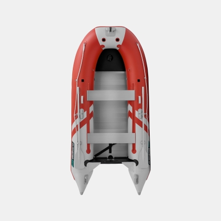 Gladiator C 330 AL ACTIVE Красно-белый моторная лодка ПВХ Алюминиевый пайол оптом, фото 4