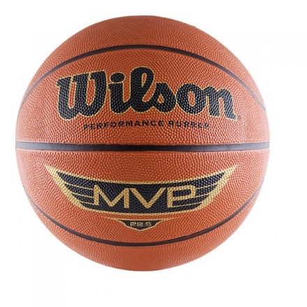 Мяч баскетбольный WILSON MVP Traditional, размер 6, резина, бутил.камера, коричневый оптом, фото 1