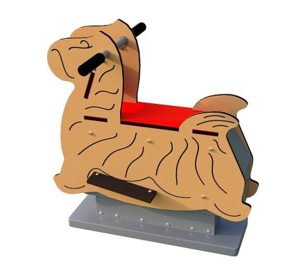 Качалка Romana 108.73.03 одноместная для детской площадки оптом, фото 1