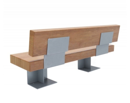 Скамейка стальная Левитация 3 оптом, фото 2