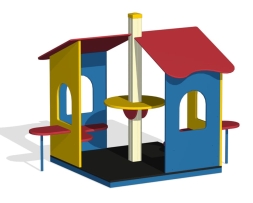 Домик-беседка Весна ПС-59.1 для детской площадки, фото 2