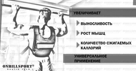 Утяжелительный жилет Runner 1-40 кг (универсальный размер) оптом, фото 6
