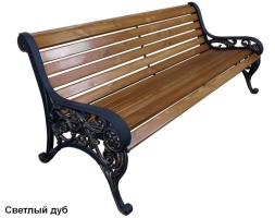 Скамейка парковая Ренессанс, Лиственница 1,8 м, фото 1