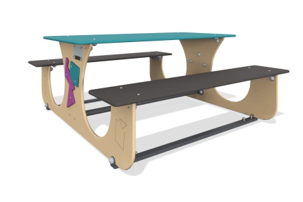 Стол детский Конструктивизм ЛГСД-30.3 для игровой площадки оптом, фото 2