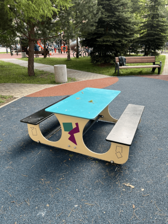 Стол детский Конструктивизм ЛГСД-30.3 для игровой площадки оптом, фото 6