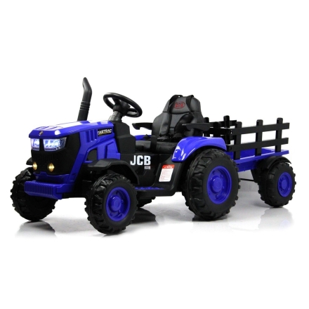 Электромобиль трактор с прицепом JCB 8330 синий оптом, фото 1