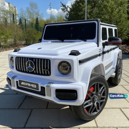 Электромобиль Mercedes-Benz AMG G63 k999kk белый оптом, фото 1