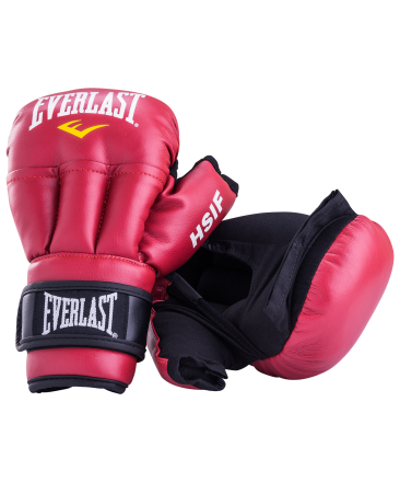 Перчатки для рукопашного боя HSIF RF3112L, 12oz, L, к/з, красный оптом, фото 1