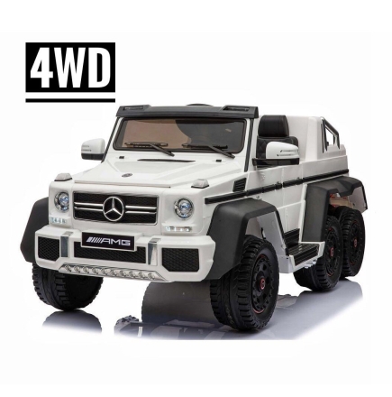 Электромобиль Mercedes-Benz G63-AMG A006AA 4WD белый оптом, фото 1