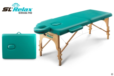 Массажный стол Relax Nirvana Pro бирюзовая кожа оптом, фото 1