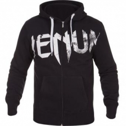 Толстовка Venum &quot;Undisputed&quot; Hoody Black - White Logo, фото 1