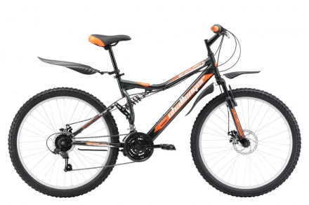 Велосипед Challenger Enduro Lux FS 26 D серо-оранжевый 18&#039;&#039; оптом, фото 1