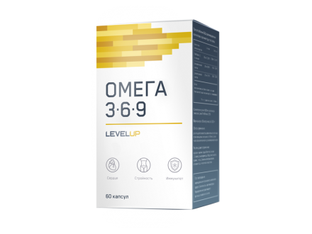 Добавка Level Up Омега 3-6-9  оптом, фото 1
