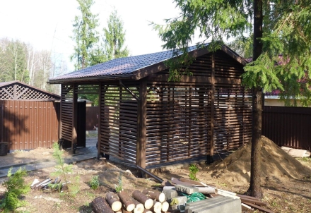 Навес для двух авто ИСТРИНСКИЙ Несущий каркас оптом, фото 3