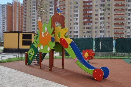 Горка Лисичка 08016 H=1500 для детской площадки оптом, фото 5