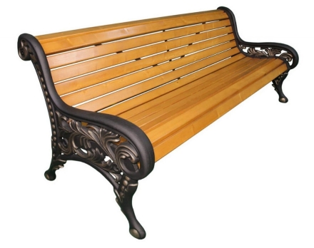 Скамейка парковая Новая Москва, Сосна 1,8 м оптом, фото 3