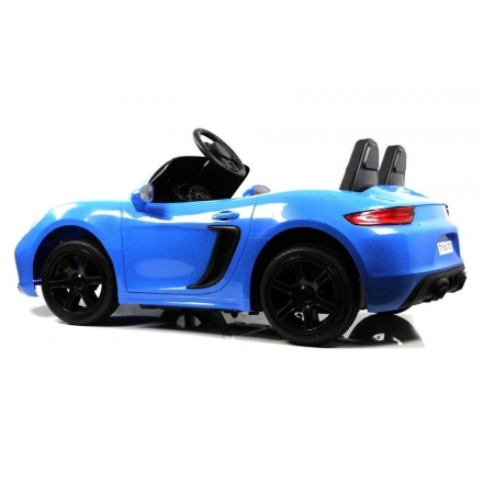 Электромобиль Porsche Cayman 180W синий оптом, фото 5