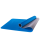 Коврик для йоги FM-201, TPE, 173x61x0,4 см, синий/серый оптом