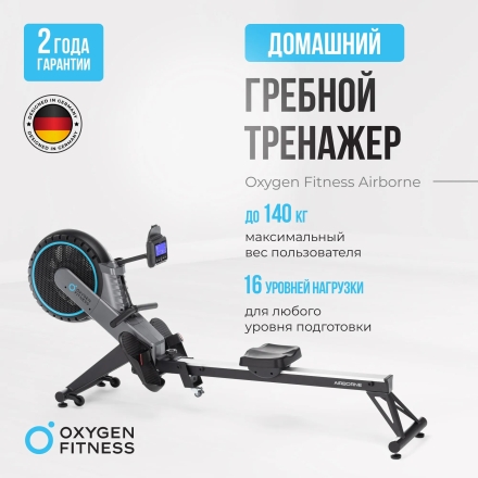 Гребной тренажер домашний OXYGEN FITNESS AIRBORNE оптом, фото 20