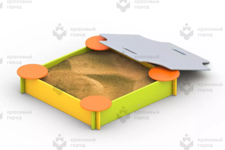 Песочница малая (с крышкой) оптом, фото 1