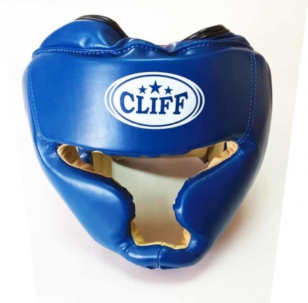 Шлем боксерский CLIFF ULI-5007 закрытый (FLEX) синий р.M оптом, фото 1