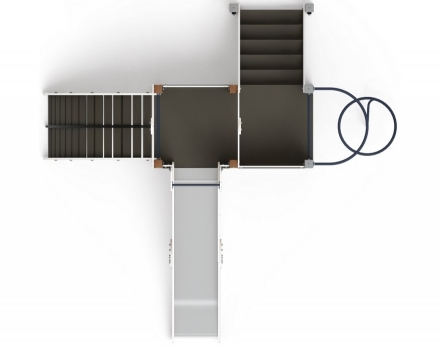 Детская игровая площадка Играйте с нами Эко ДИК 2.01.1.02-02 H=1200 оптом, фото 4