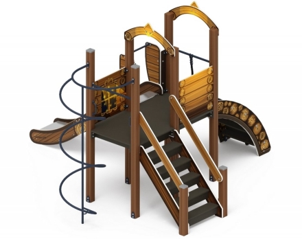 Детская игровая площадка Играйте с нами Эко ДИК 2.01.1.02-02 H=1200 оптом, фото 2