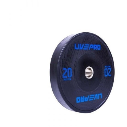 Бампированный диск LIVEPRO Black Rubber Bumper Plate оптом, фото 1