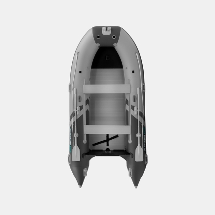 Gladiator C 370 AL ACTIVE Светло-темносерый моторная лодка ПВХ Алюминиевый пайол оптом, фото 4